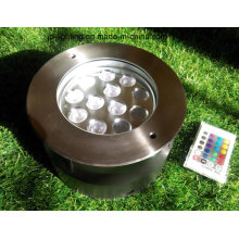 12 LEDs Stainless Steel Cover Underground LED Light (JP824121)